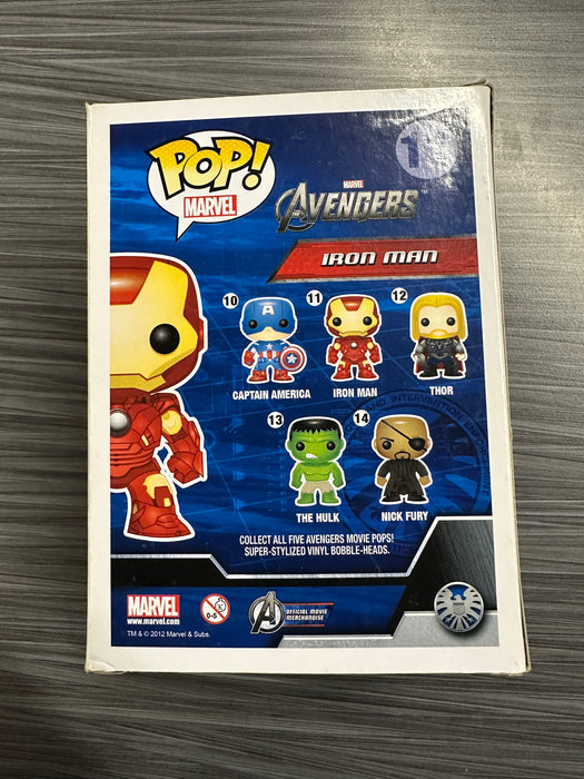Funko POP! Marvel: Avengers - Iron Man [Large Font](Damaged Box)[B] #11