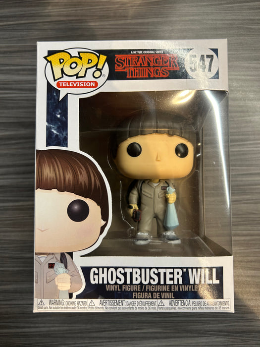 Funko POP! Television: Stranger Things - Ghostbuster Will (Damaged Box*) #547