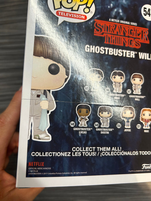 Funko POP! Television: Stranger Things - Ghostbuster Will (Damaged Box*) #547