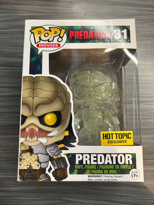Funko POP! Movies: Predator - Predator [Cloaked/Bloody](Hot Topic)(Damaged Box*) #31