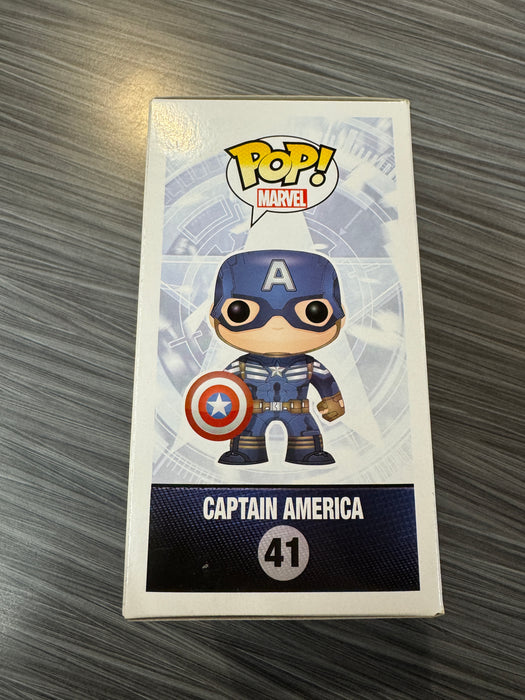 Funko POP! Captain America The Winter Soldier: Captain America (Damaged Box) #41