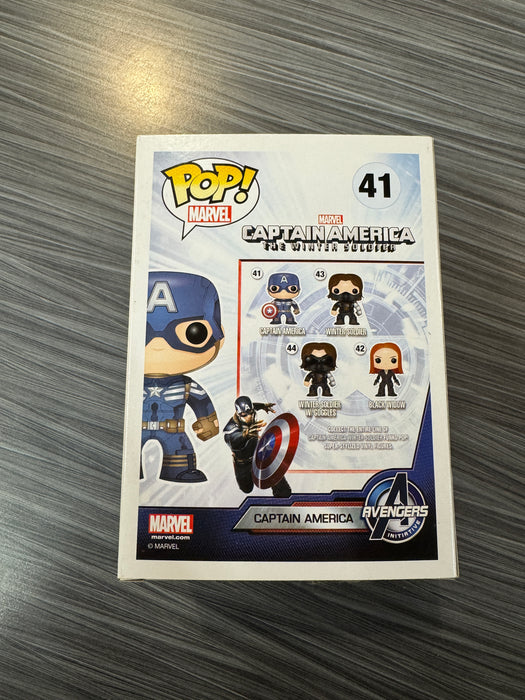 Funko POP! Captain America The Winter Soldier: Captain America (Damaged Box) #41