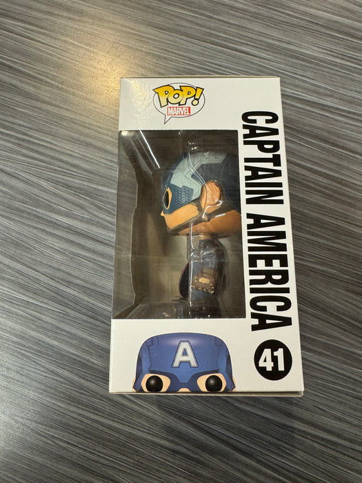 Funko POP! Captain America The Winter Soldier: Captain America (Damaged Box) #41