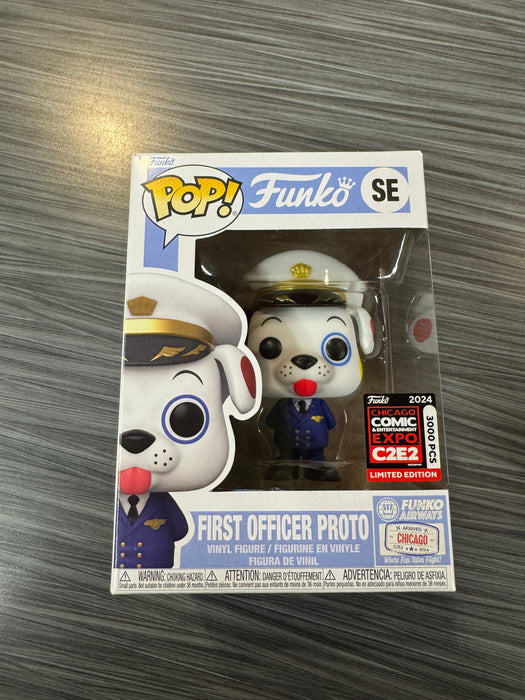 Funko POP! Funko Airways  - First Officer Proto (2024 C2E2 3000 Pcs)(Damaged Box) #SE
