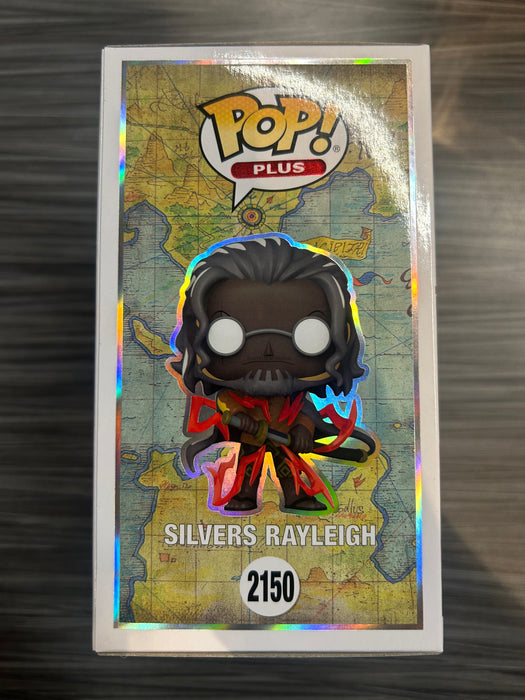 Funko POP! Animation PLUS: One Piece - Silvers Rayleigh (Funko Sticker/Pre-Release Chalice)(CHASE)(Damaged Box) #2150
