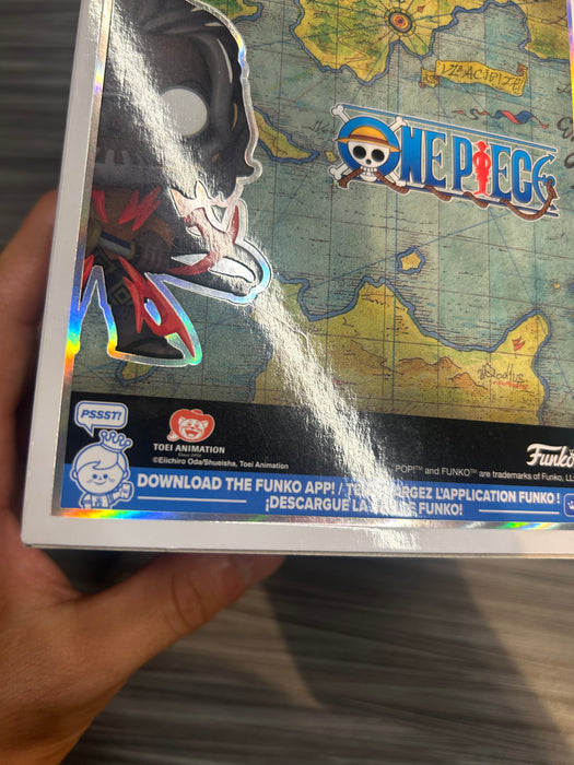 Funko POP! Animation PLUS: One Piece - Silvers Rayleigh (Funko Sticker/Pre-Release Chalice)(CHASE)(Damaged Box) #2150