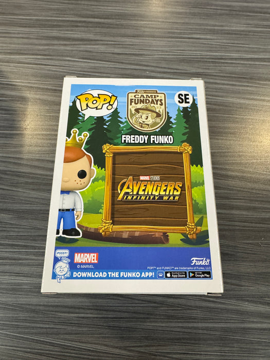 Funko POP! Camp Fundays: Freddy Funko As Captain America (Metallic)(2023 Camp Fundays)(250PCS)(Damaged Box) [B] #SE