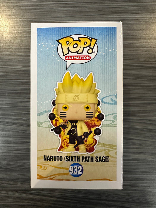 Funko POP! Animation: Naruto Shippuden - Naruto (Sixth Path Sage)(GiTD)(Specialty Series)(Signed/Maile Flanagan/JSA) [B] #932