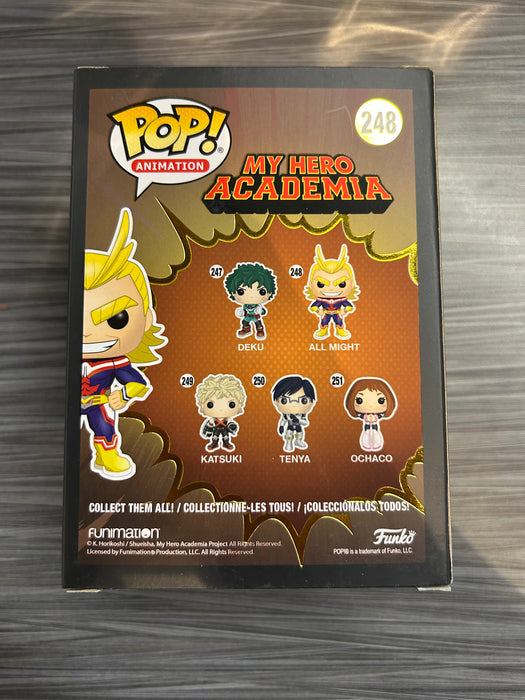 Funko POP! Animation: My Hero Academia - All Might (2019 NYCC)(Funimation)(Damaged Box) #248