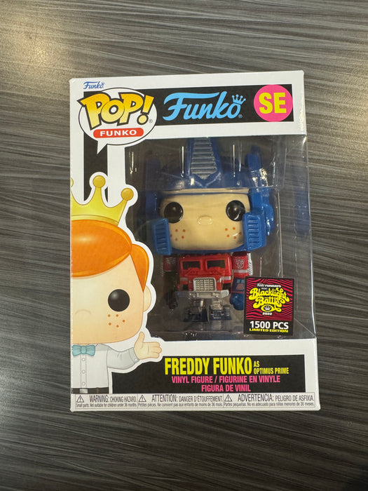 Funko POP! Freddy Funko As Optimus Prime [2022 BlackLight Battle 1500 PCS](Damaged Box) #SE