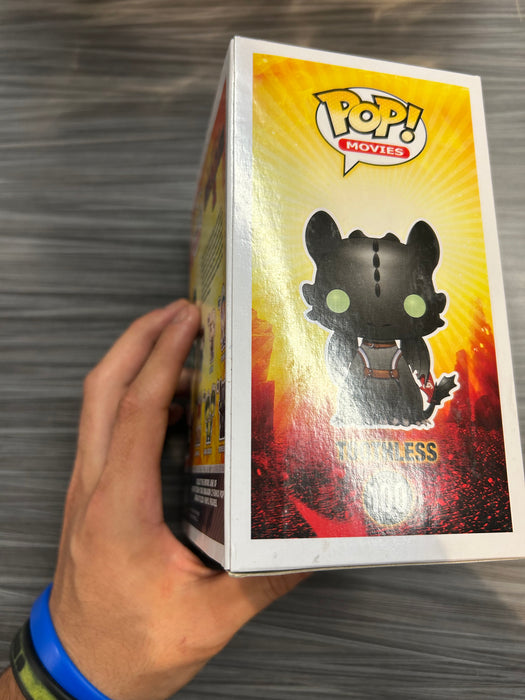 Funko POP! Movies: How To Train Your Dragon 2 - Toothless (Hot Topic Missing Sticker)(Damaged Box*) #100