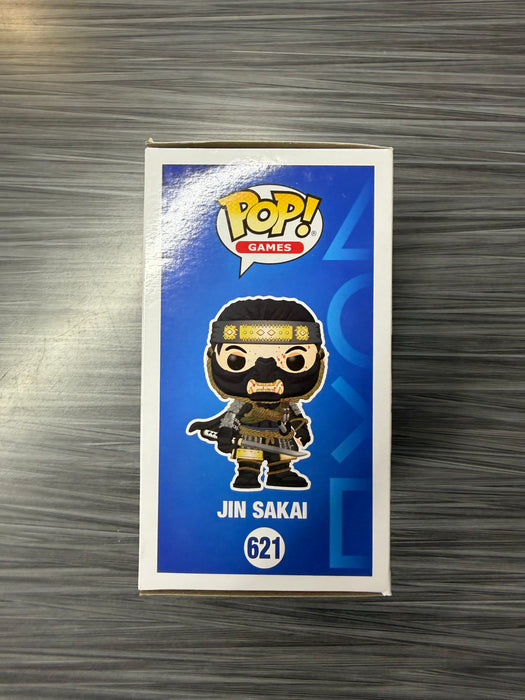 Funko POP! Games: Playstation - Jin Sakai [Bloody](GameStop)(Damaged Box*) #621