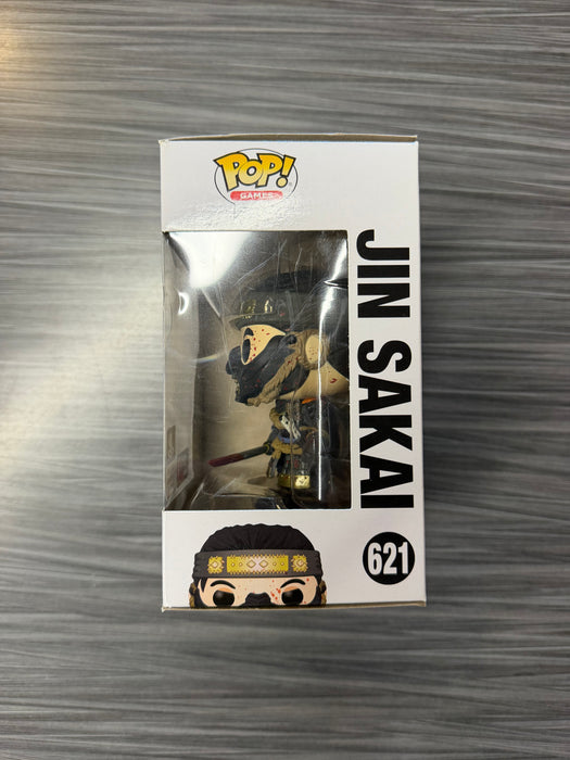 Funko POP! Games: Playstation - Jin Sakai [Bloody](GameStop)(Damaged Box*) #621