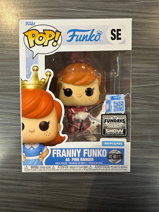 Funko POP! Funko: Franny Funko As Pink Ranger [Metallic] (2025 Fundays Show/100 PCS) #SE