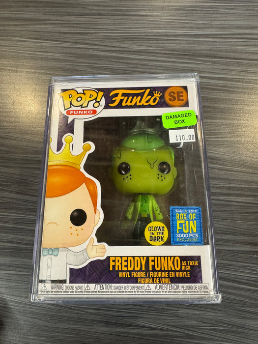 Funko POP! Freddy Funko [As Toxic Rick] (GiTD)(2019 Box of Fun)(3000 PCS)(Damaged Box) [A] #SE