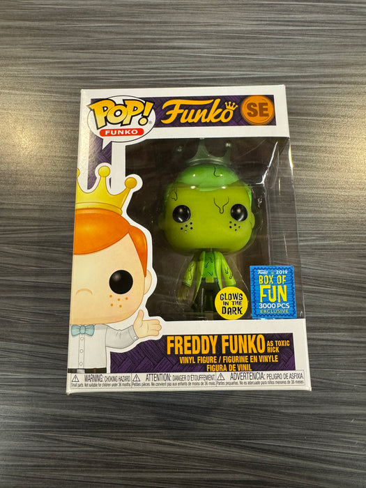 Funko POP! Freddy Funko [As Toxic Rick] (GiTD)(2019 Box of Fun)(3000 PCS)(Damaged Box) [A] #SE