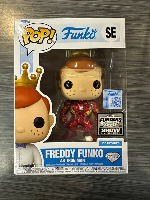 Funko POP! Funko: Freddy Funko As Iron Man [Diamond] (2025 Fundays Show/150 PCS) #SE