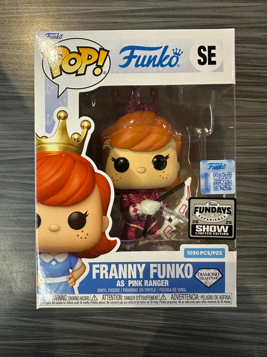 Funko POP! Funko: Franny Funko As Pink Ranger [Diamond] (2025 Fundays Show/1050 PCS) #SE