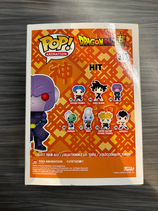 Funko POP! Animation: Dragon Ball Super - Hit (Toys R Us)(Damaged Box*) #315