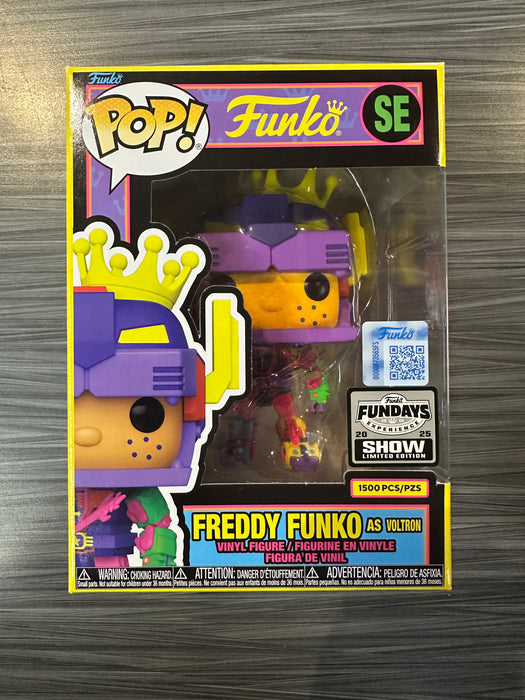 Funko POP! Funko: Freddy Funko As Voltron [Blacklight] (2025 Fundays Show/1500 PCS) #SE