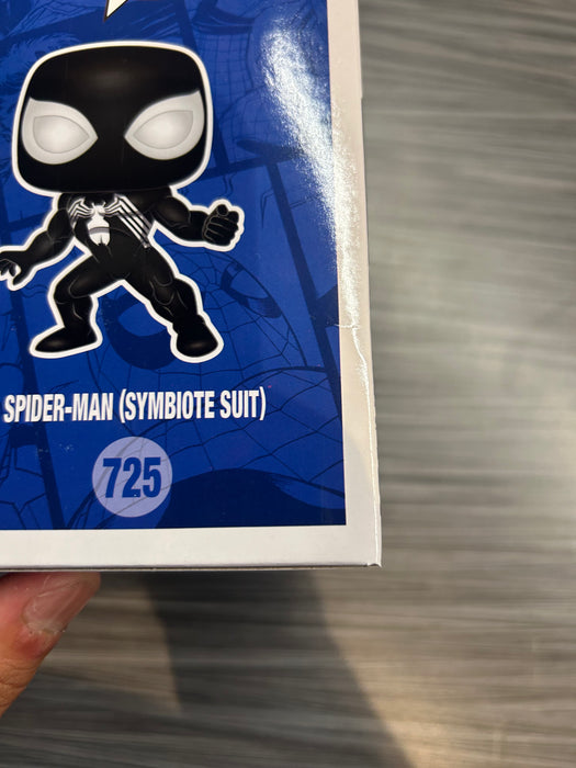 Funko POP! Marvel: Spider-Man (Symbiote Suit)(GiTD)(Funko)(Damaged Box)[B] #725