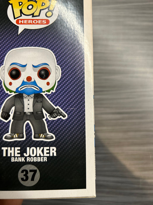 Funko POP! Heroes: The Dark Knight Trilogy - The Joker (Bank Robber)(Damaged Box)[B] #37
