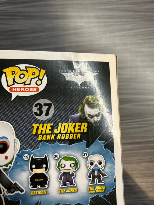 Funko POP! Heroes: The Dark Knight Trilogy - The Joker (Bank Robber)(Damaged Box)[B] #37