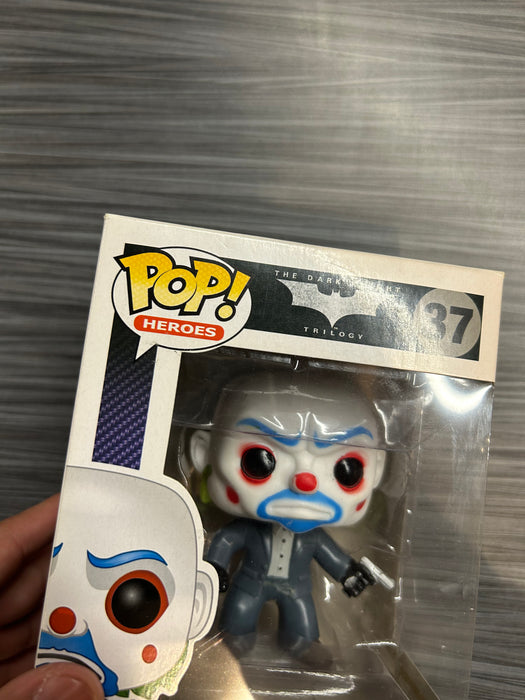 Funko POP! Heroes: The Dark Knight Trilogy - The Joker (Bank Robber)(Damaged Box)[B] #37