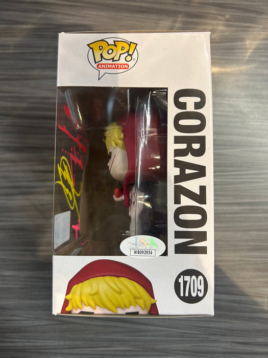 Funko POP! Animation: One Piece - Corazon (2024 Fall Convention)(Signed/Ray Chase/JSA)(Damaged Box) #1709