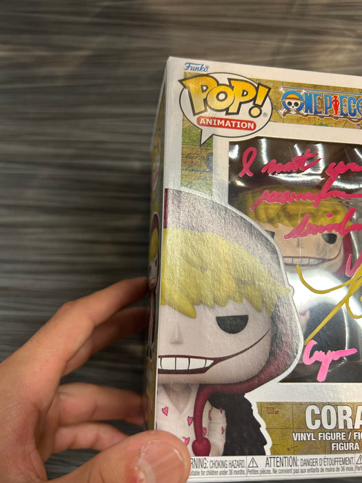 Funko POP! Animation: One Piece - Corazon (2024 Fall Convention)(Signed/Ray Chase/JSA)(Damaged Box) #1709