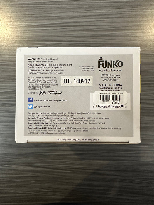 Funko POP! Animation: Spongebob Squarepants (GiTD)(Hot Topic)(Damaged Box) #25