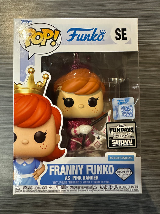 Funko POP! Funko: Franny Funko As Pink Ranger [Diamond] (2025 Fundays Show/1050 PCS)(Damaged Box) [B] #SE
