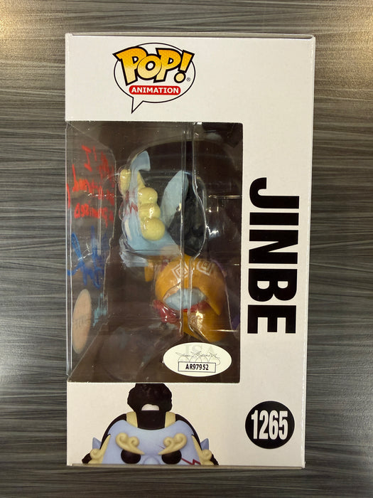 Funko POP! Animation: One Piece - Jinbe (CHASE)(Signed/Daniel Baugh/JSA) #1265