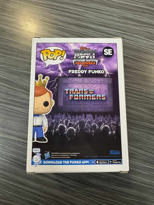 Funko POP! Heavy Metal Halloween 2023: Freddy Funko as Soundwave [Metallic](2023 Heavy Metal 500 PCS)(Damaged Box) #SE