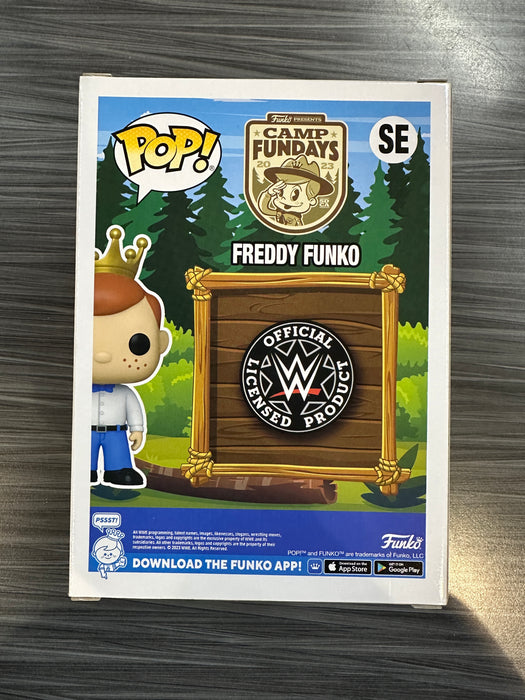 Funko POP! Camp Fundays: Freddy Funko As "Stone Cold" Steve Austin (2023 Camp Fundays)(3,000PCS)(Damaged Box)[B] #SE