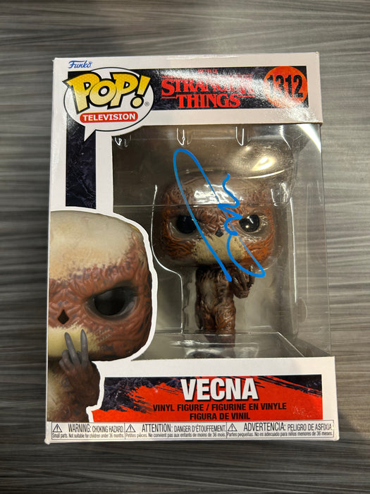 Funko POP! Television: Stranger Things - Vecna (Signed/Jamie Campbell Bower/JSA)(Damaged Box) #1312