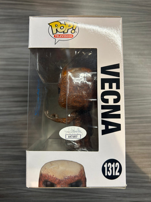 Funko POP! Television: Stranger Things - Vecna (Signed/Jamie Campbell Bower/JSA)(Damaged Box) #1312