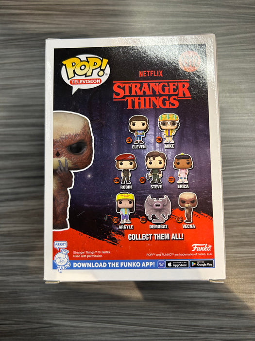 Funko POP! Television: Stranger Things - Vecna (Signed/Jamie Campbell Bower/JSA)(Damaged Box) #1312