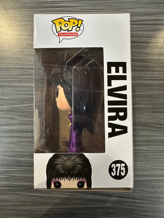 Funko POP! Television: Elvira Mistress of The Dark - Elvira (Diamond)( 2019 Queen of Halloween 2500 Pcs)(Damaged Box) #375