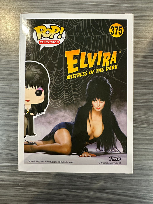 Funko POP! Television: Elvira Mistress of The Dark - Elvira (Diamond)( 2019 Queen of Halloween 2500 Pcs)(Damaged Box) #375