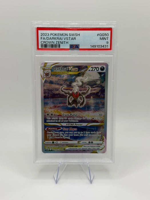 2023 POKEMON SWSH Darkrai VSTAR #GG50 Crown Zenith [MINT PSA 9]
