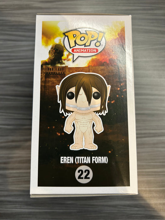 Funko POP! Animation: Attack On Titan - Eren [Titan Form][3 Languages] (Hot Topic)(Damaged Box*) #22