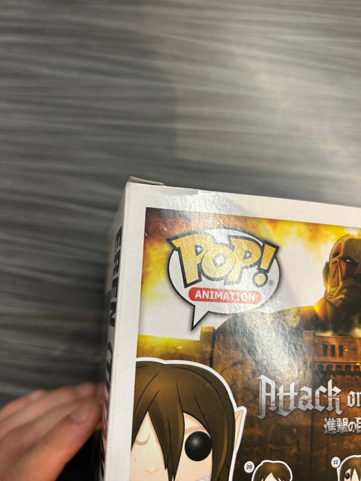 Funko POP! Animation: Attack On Titan - Eren [Titan Form][3 Languages] (Hot Topic)(Damaged Box*) #22