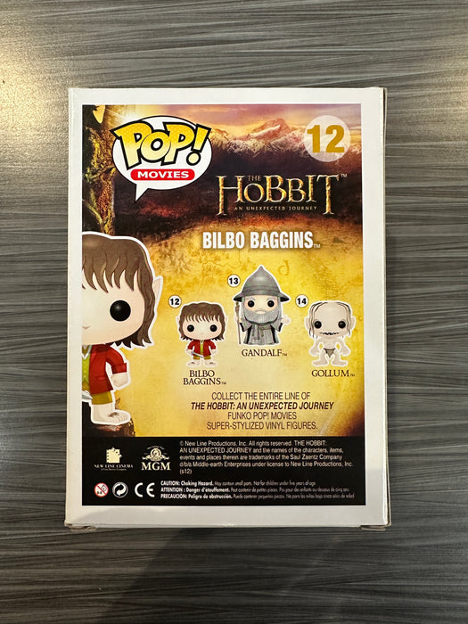 Funko POP! Movies: The Hobbit - Bilbo Baggins (Hot Topic)(Damaged Box) #12