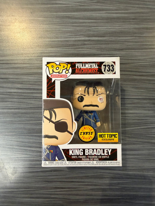 Funko POP! Animation: Fullmetal Alchemist - King Bradley (CHASE)(Hot Topic)(Damaged Box) #733