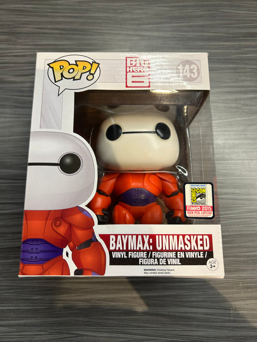 Funko POP! Big Hero 6: Baymax: Unmasked (2015 SDCC)(Damaged Box) #143
