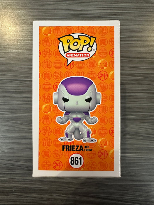 Funko POP! Animation: Dragon Ball Z - Frieza [4th Form][Metallic] (POP & TEE! Exclusive/Tee Not Included)(Signed/Daman Mills/PSA) #861