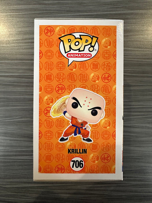 Funko POP! Animation: Dragonball Z - Krillin (Signed/Sonny Strait/JSA) #706
