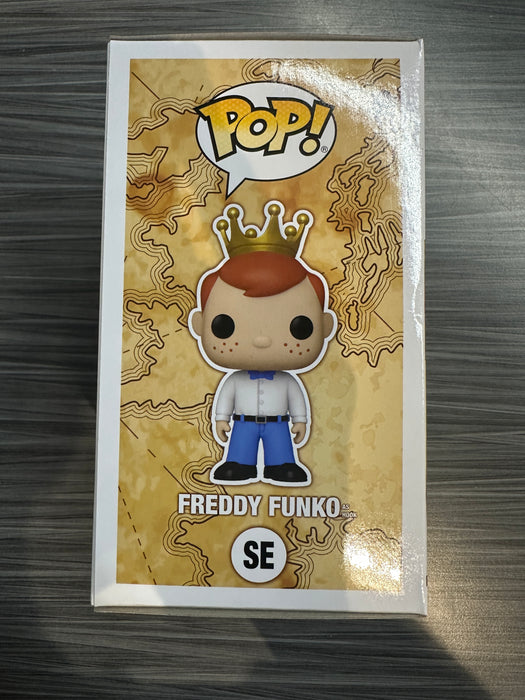 Funko POP! Funtastic Voyage: Freddy Funko as Hook [Gold] (500 PCS)(Show Edition)(Damaged Box) #SE