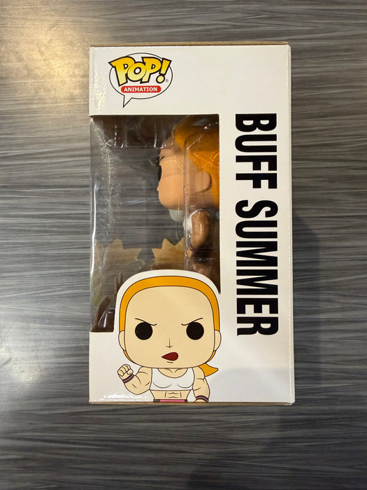 Funko POP! Animation: Rick And Morty - Buff Rick and Buff Summer 2 Pack (2017 Summer Convention)(Damaged Box)